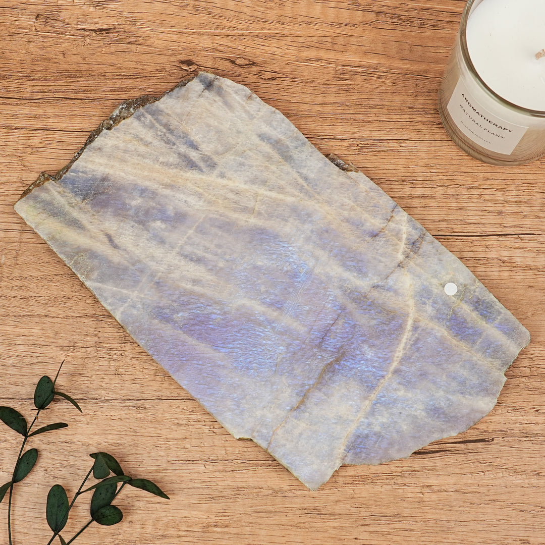 Natural Moonstone Slices