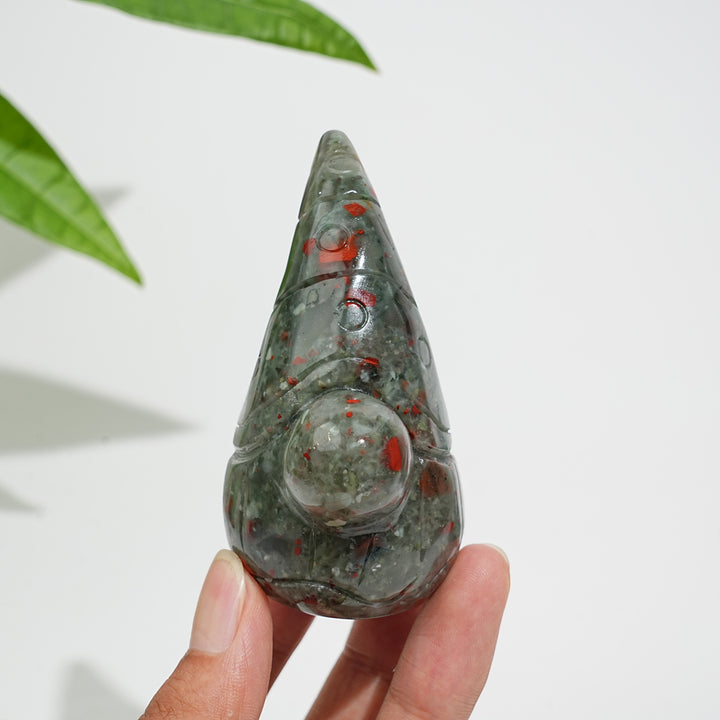 Natural Crystal Whimsical Gnome Carving