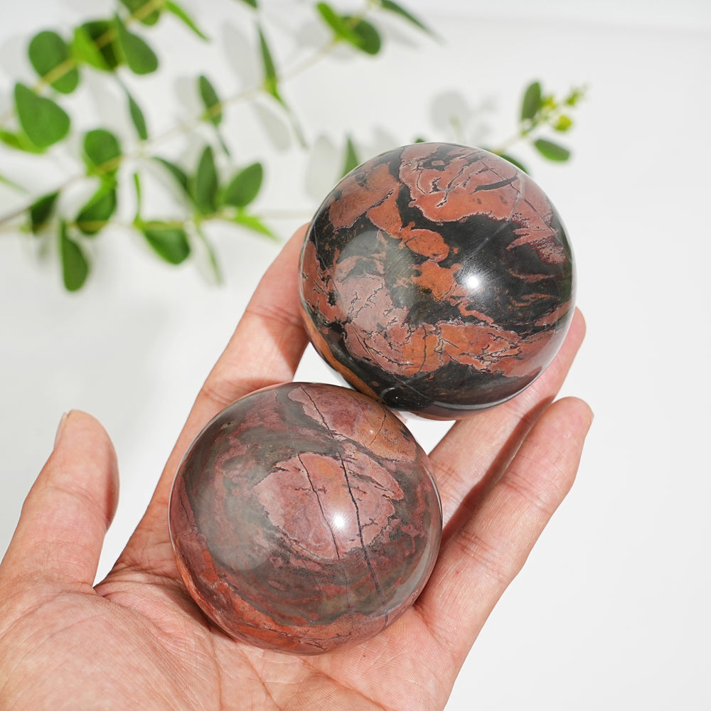 Natural Crystal Tiger Calcite Sphere