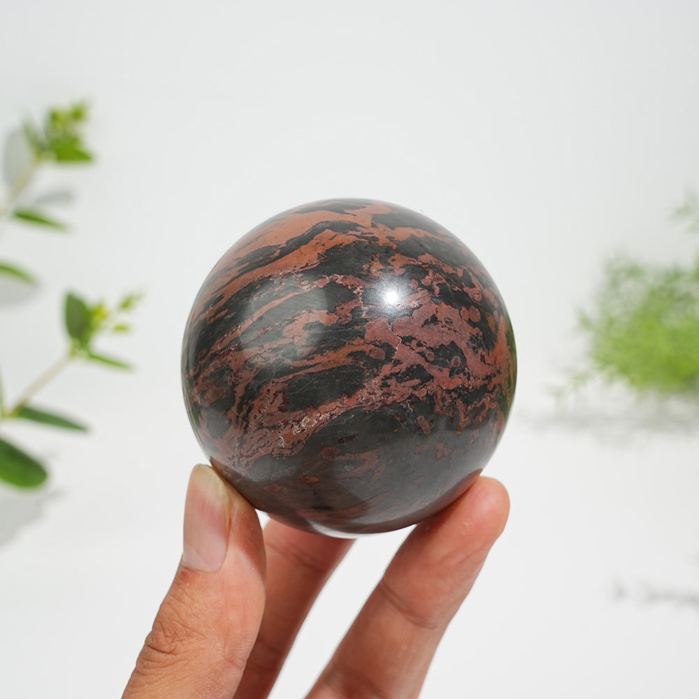 Natural Crystal Tiger Calcite Sphere