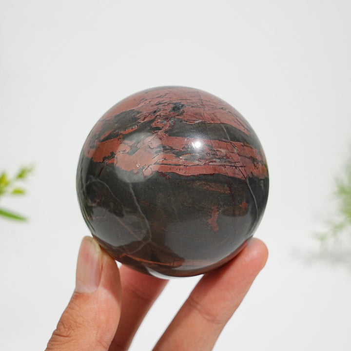 Natural Crystal Tiger Calcite Sphere