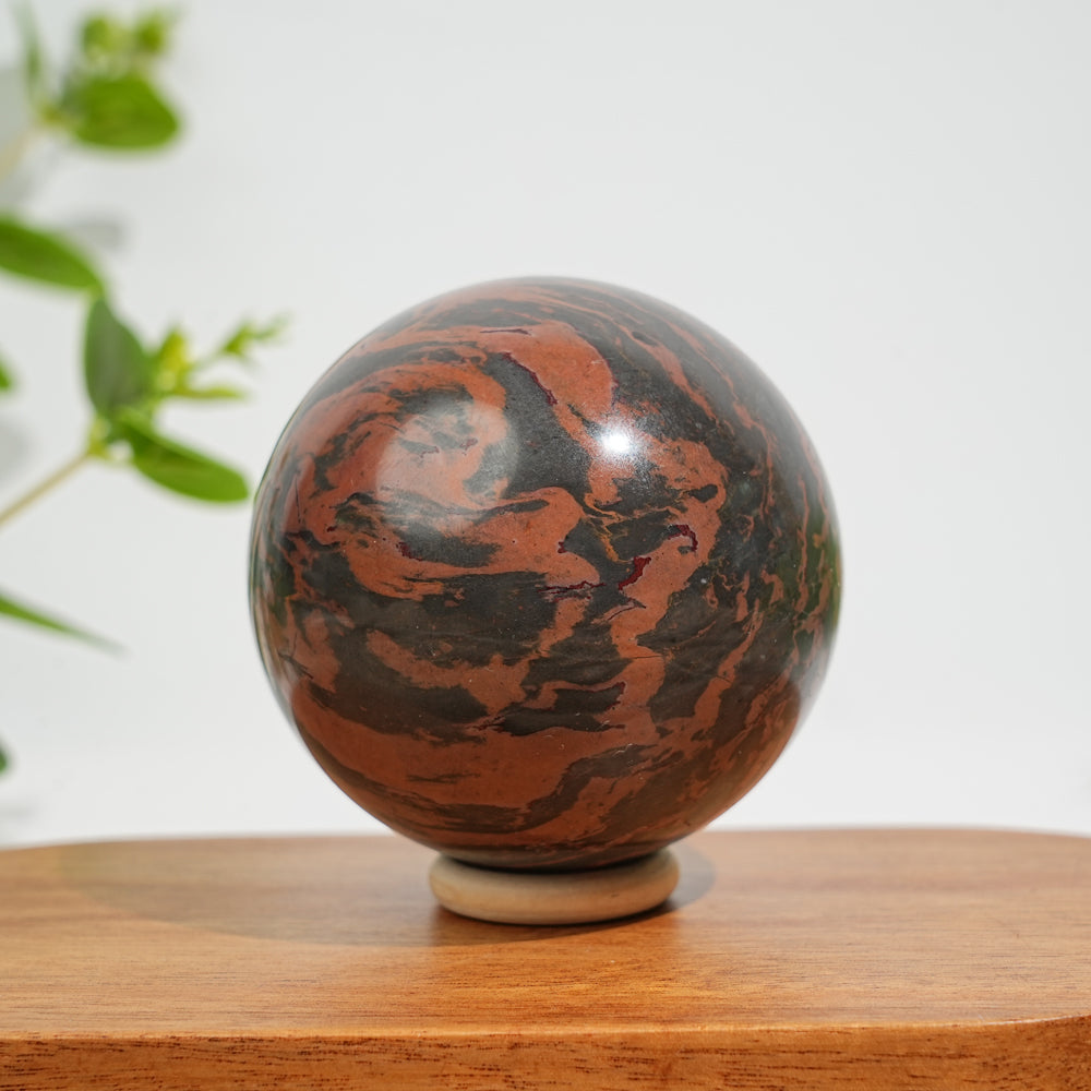 Natural Crystal Tiger Calcite Sphere
