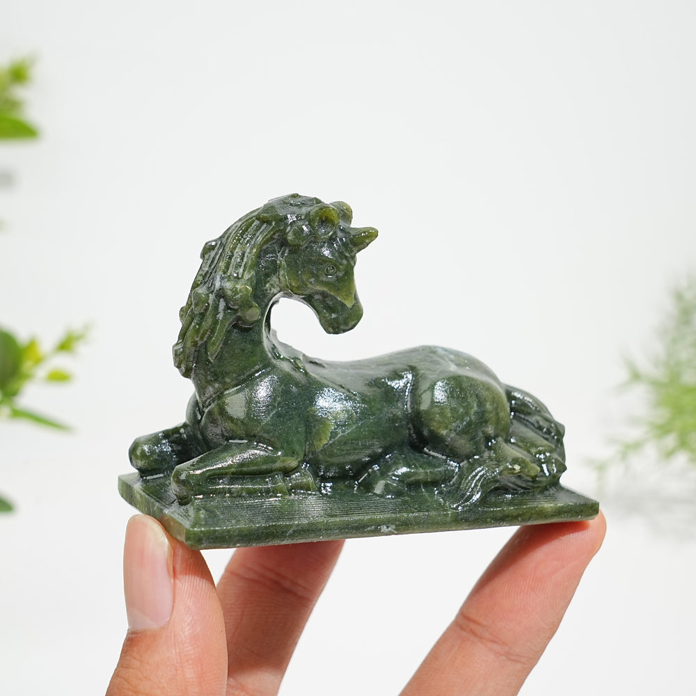 Natural Crystal Carving Unicorn