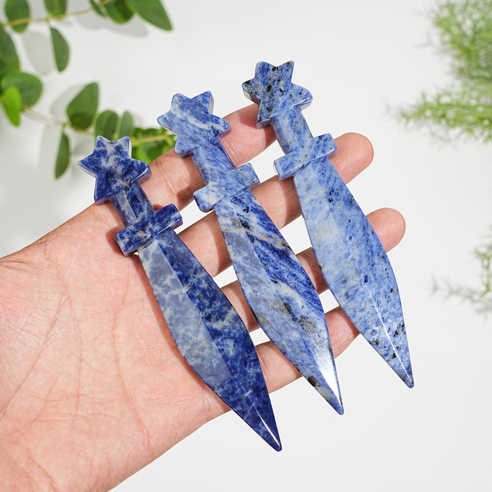 Natural Crystal Carving Dagger