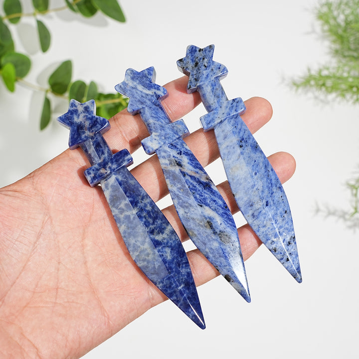Natural Crystal Carving Dagger