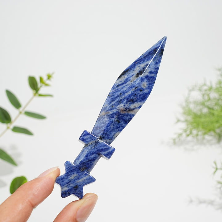 Natural Crystal Carving Dagger