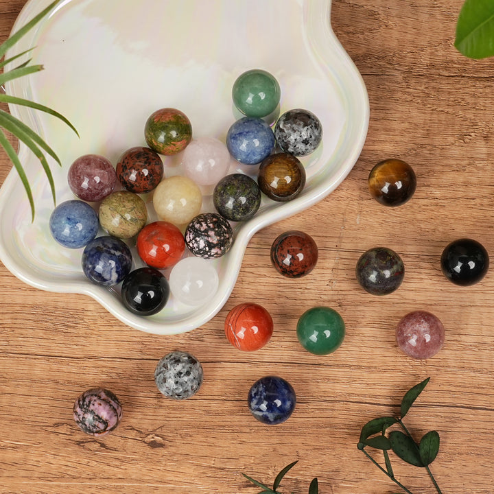 Natural 20mm Crystal Mini Sphere