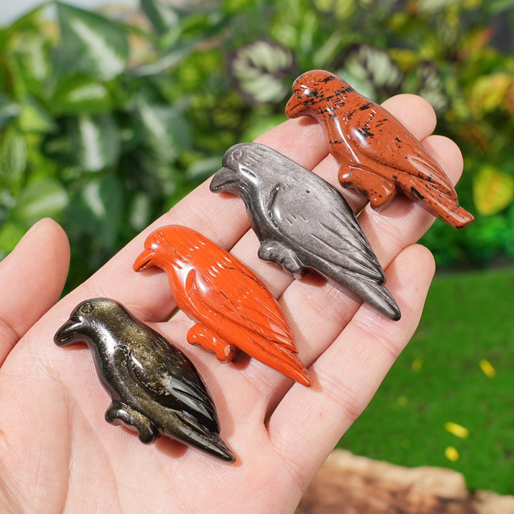 Natural Crystal Carving Hummingbird