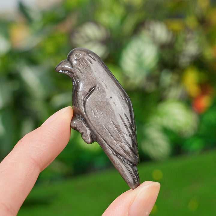 Natural Crystal Carving Hummingbird