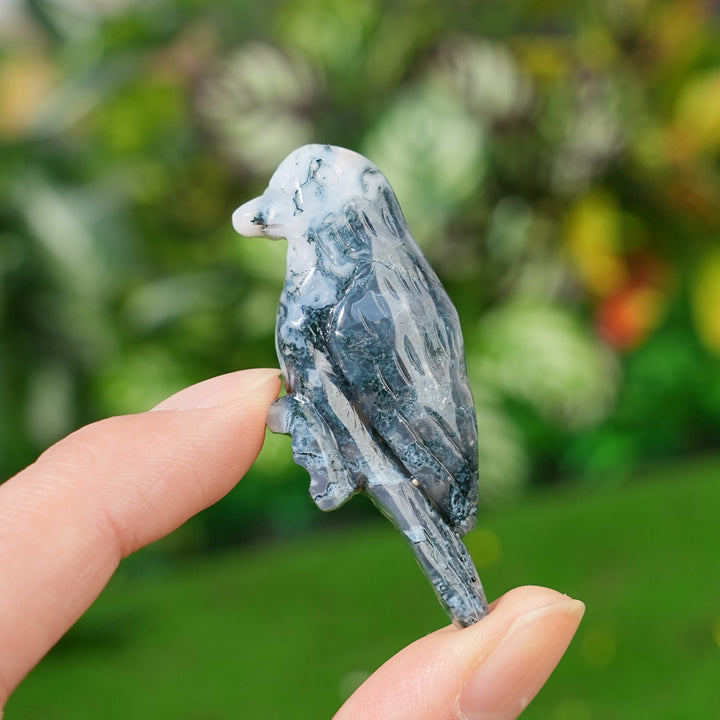 Natural Crystal Carving Hummingbird