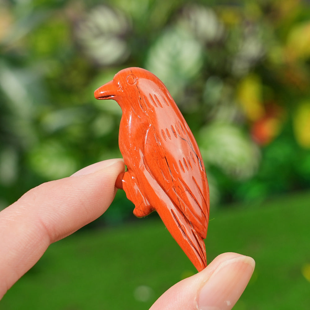 Natural Crystal Carving Hummingbird