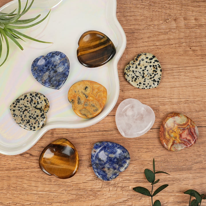 Pierre d'inquiétude en forme de cœur