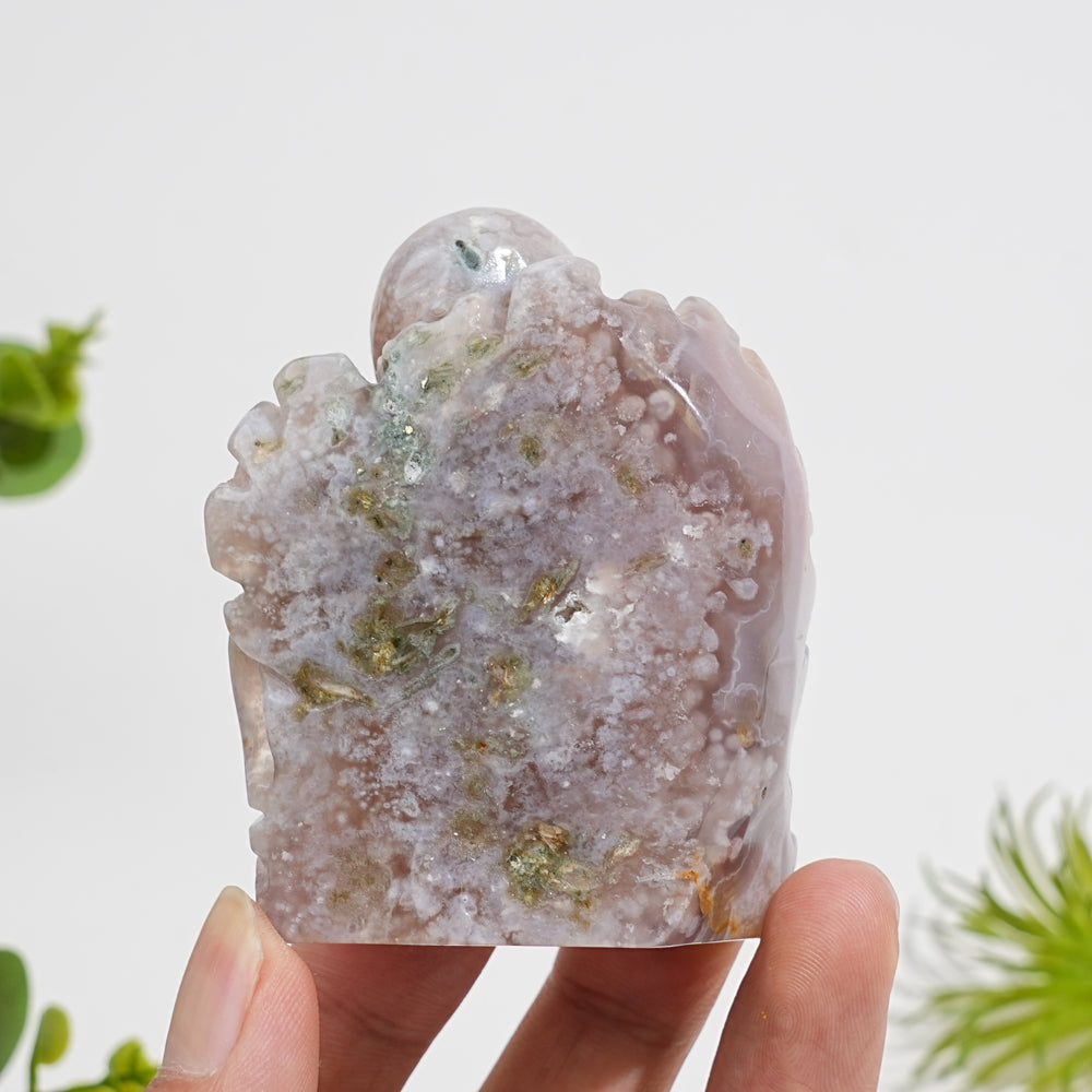Unique,Natural Crystal Flower Agate Octopus