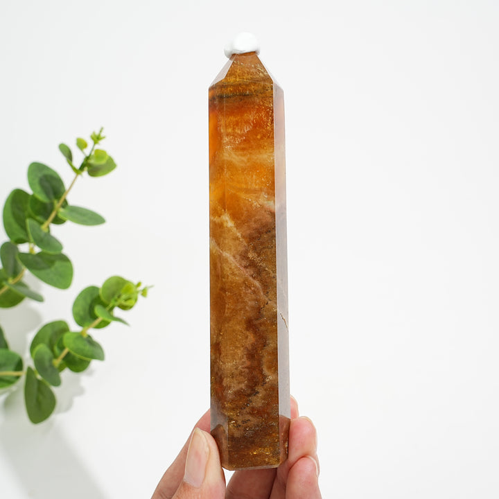 Unique,Natural Crystal Fluorite With Pyrite And Hematite Point