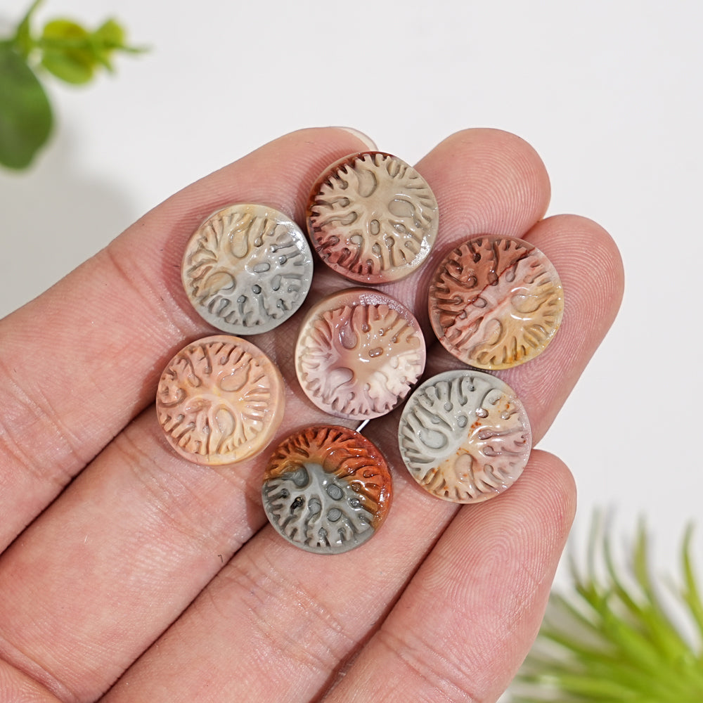 Natural Crystal Carving Alashan Agate Tree Of Life