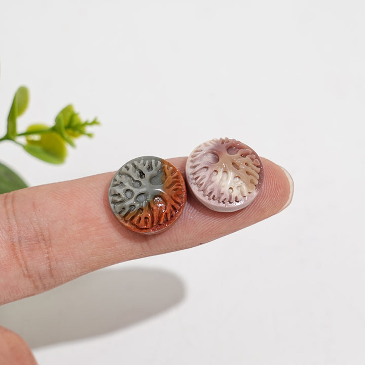 Natural Crystal Carving Alashan Agate Tree Of Life