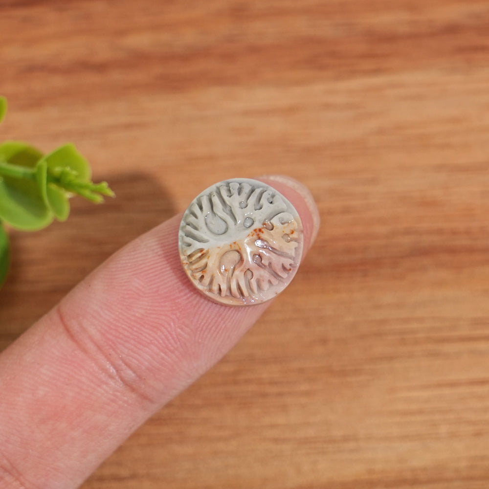 Natural Crystal Carving Alashan Agate Tree Of Life