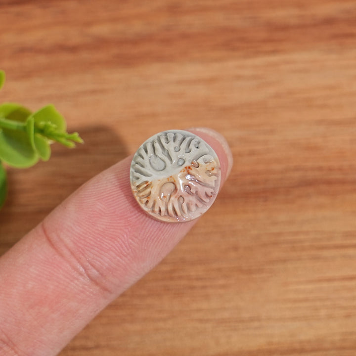 Natural Crystal Carving Alashan Agate Tree Of Life