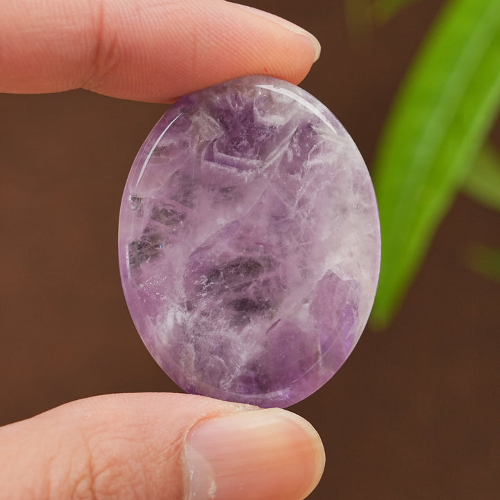 Natural Crystal Worry Stone,Palm Stone