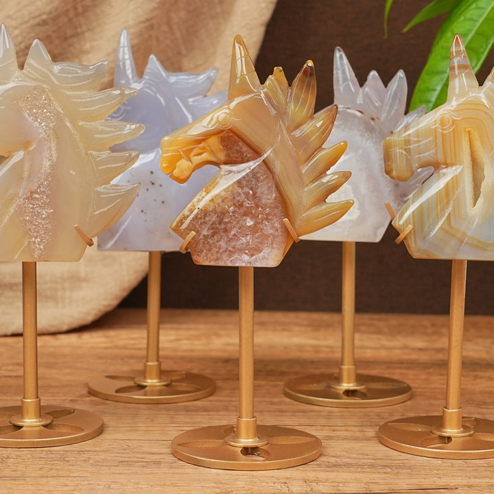 Unique, Agate Geode Unicorn
