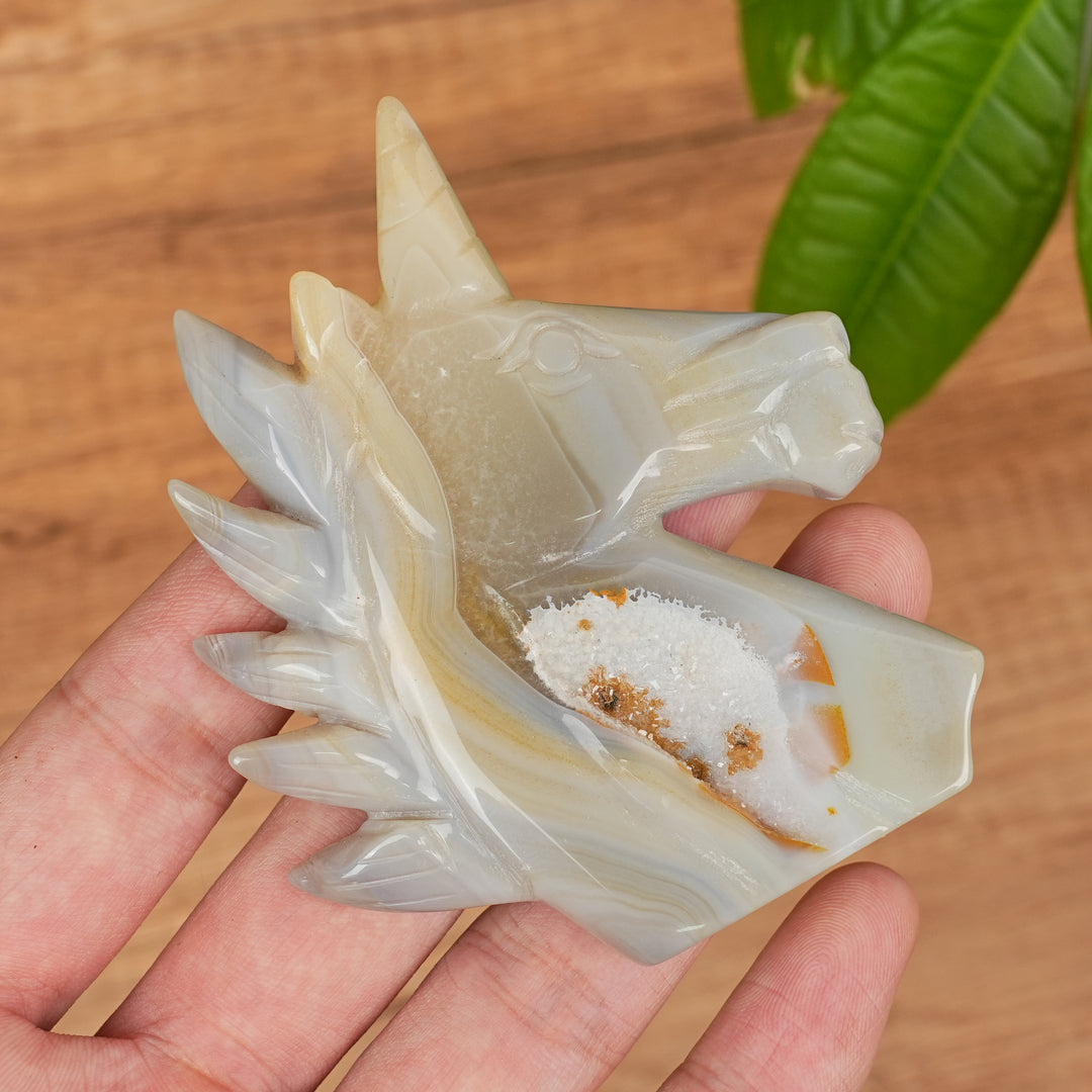 Unique, Agate Geode Unicorn