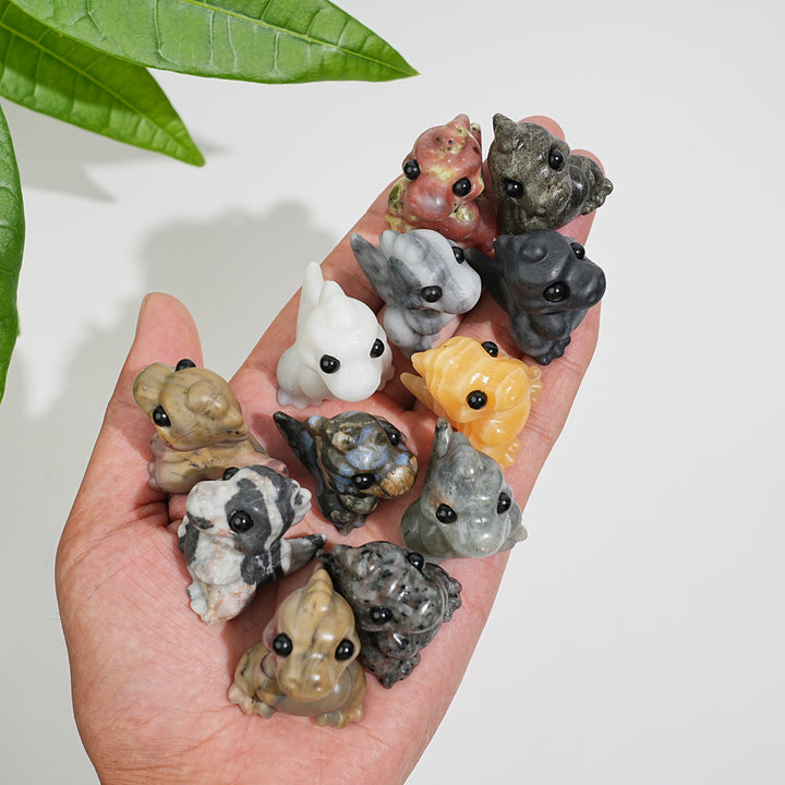 Natural Crystal Carving Mini Dinosaur