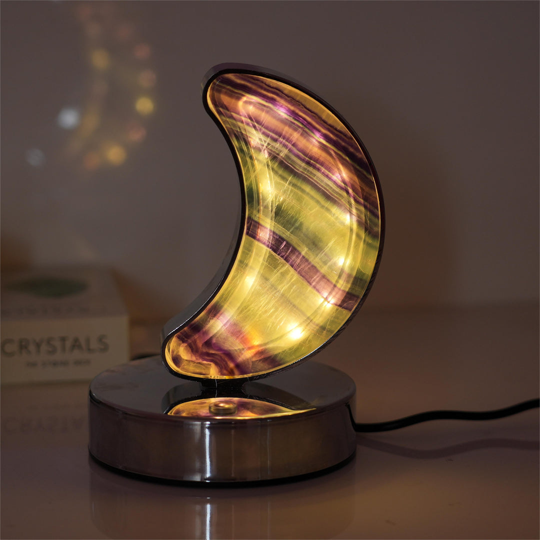 Rainbow Fluorite Lamp