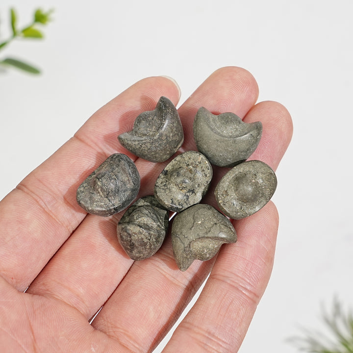 Natural Crystal Pyrite Ingot