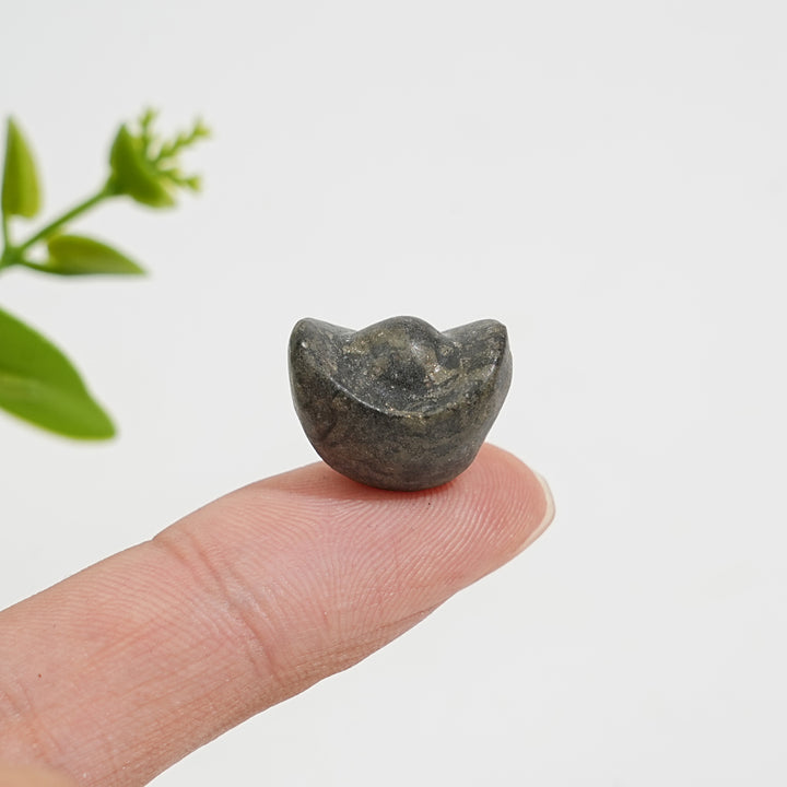 Natural Crystal Pyrite Ingot