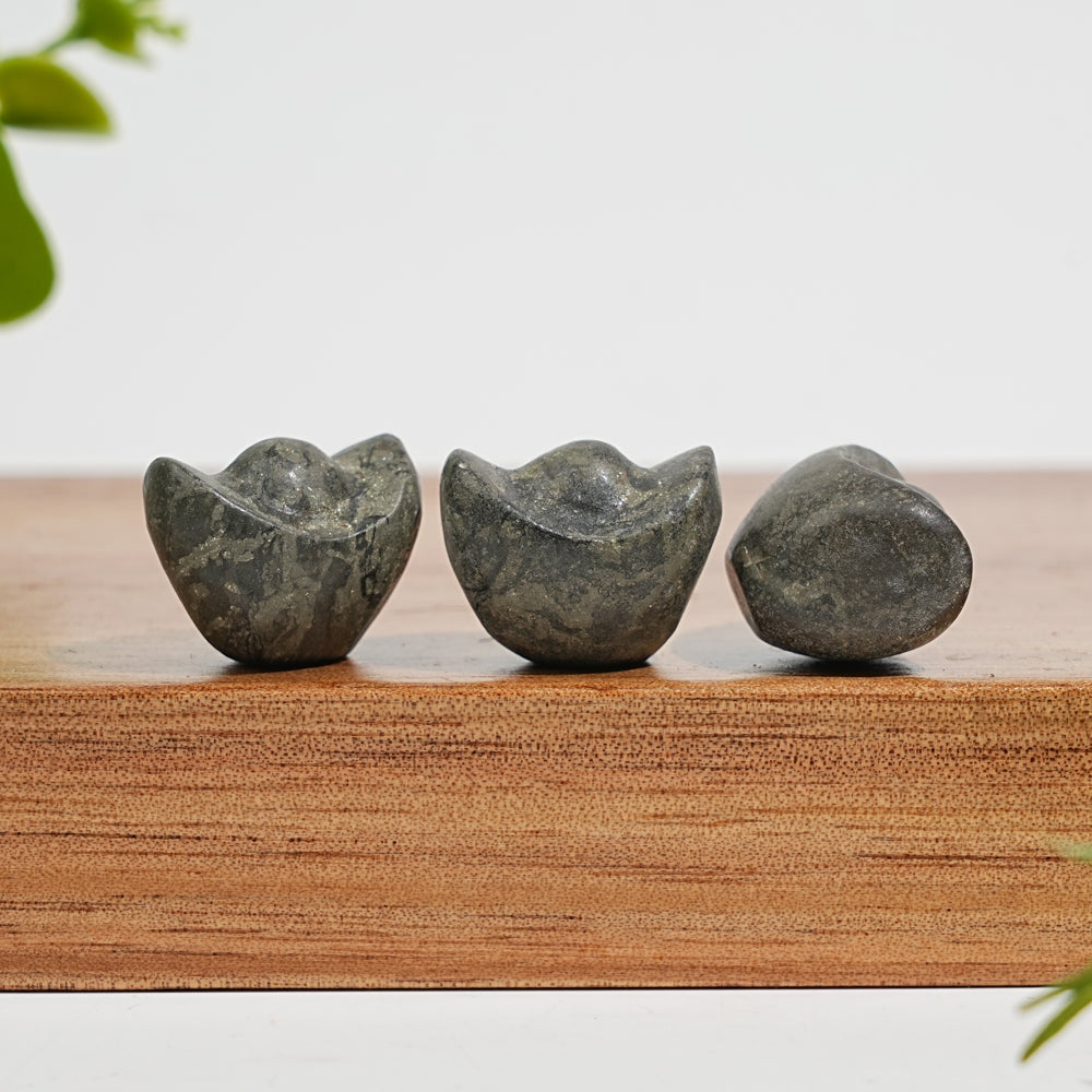 Natural Crystal Pyrite Ingot