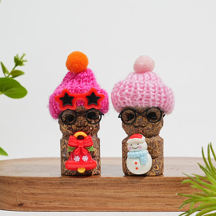 A Slightly Imperfect Natural Crystal Cute Groot With Hat