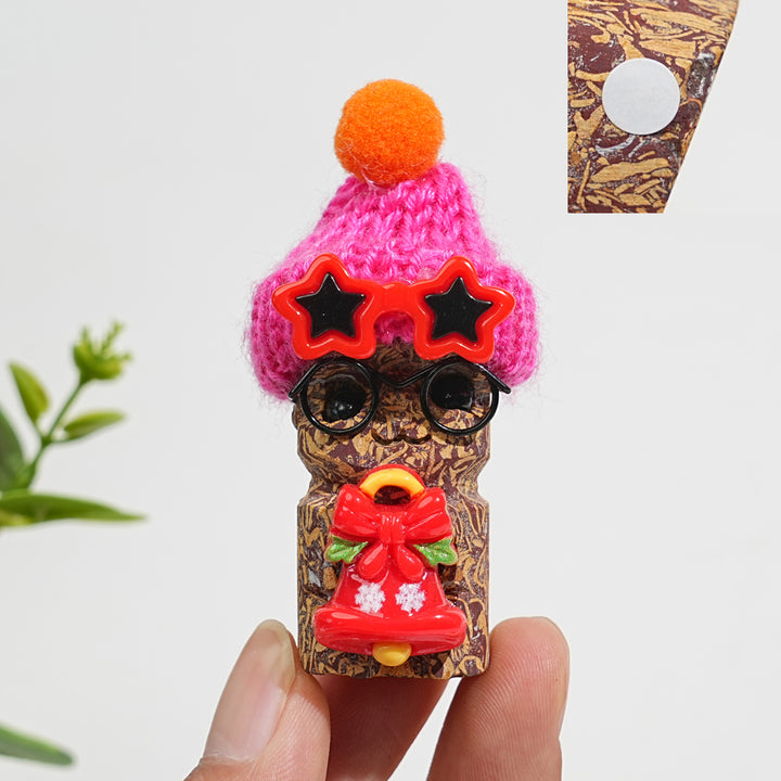 A Slightly Imperfect Natural Crystal Cute Groot With Hat