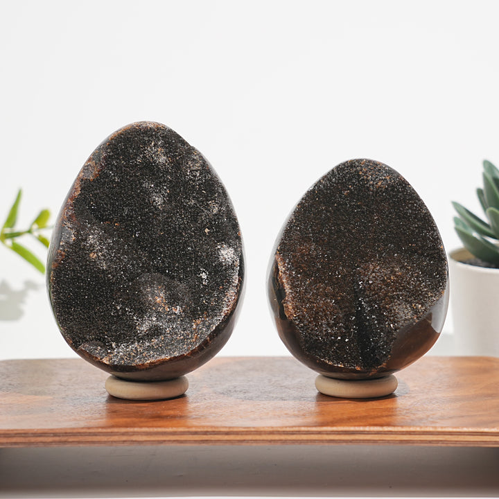 Unique,Natural Crystal Septarian Egg