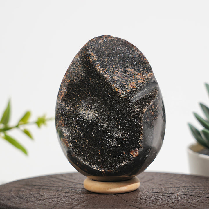 Unique,Natural Crystal Septarian Egg