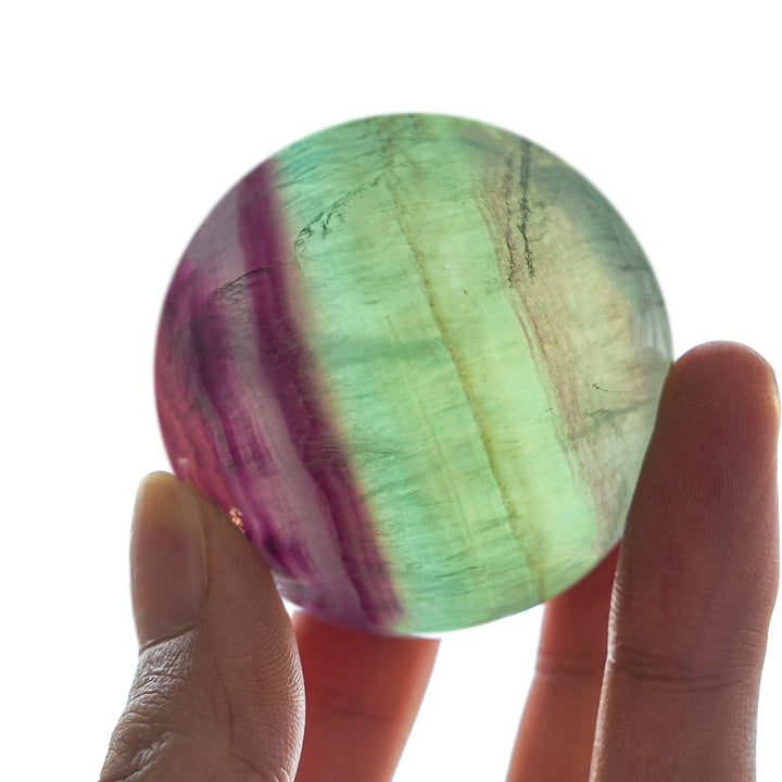 Natural Crystal Fluorite Sphere