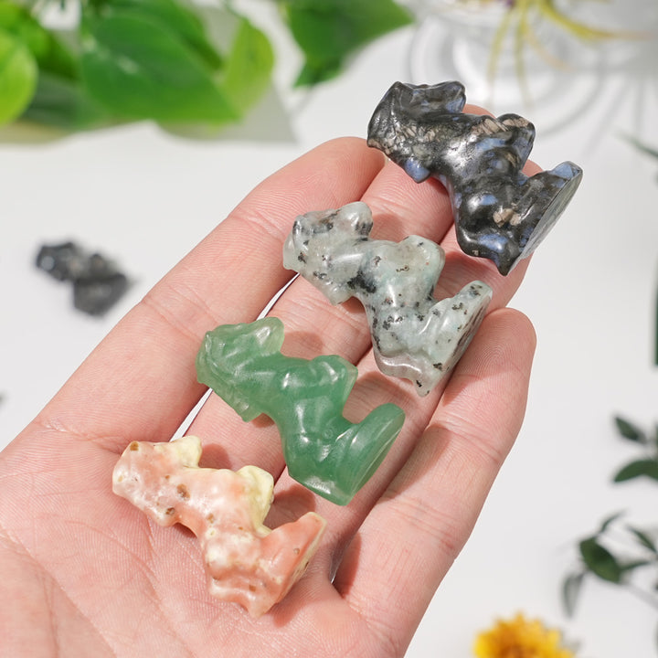 Natural Crystal Carving Mini Horse