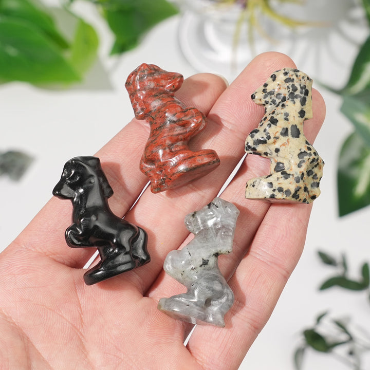 Natural Crystal Carving Mini Horse