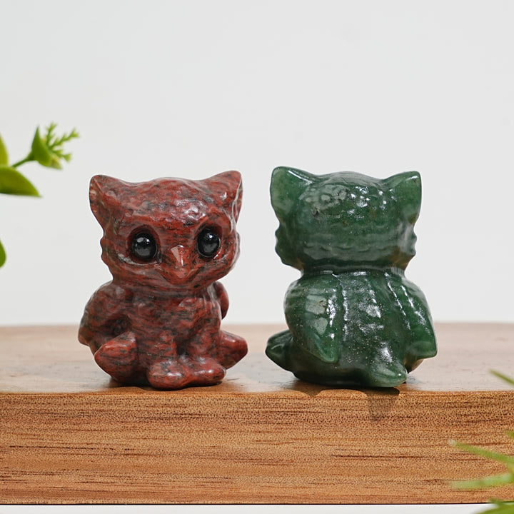 Natural Crystal Cute Sitting Small Griffon