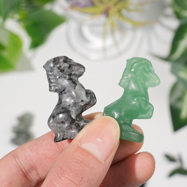 Natural Crystal Carving Mini Horse