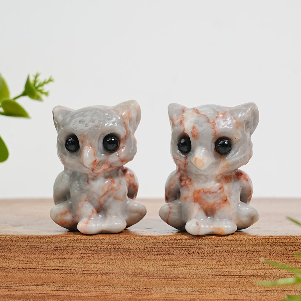 Natural Crystal Cute Sitting Small Griffon