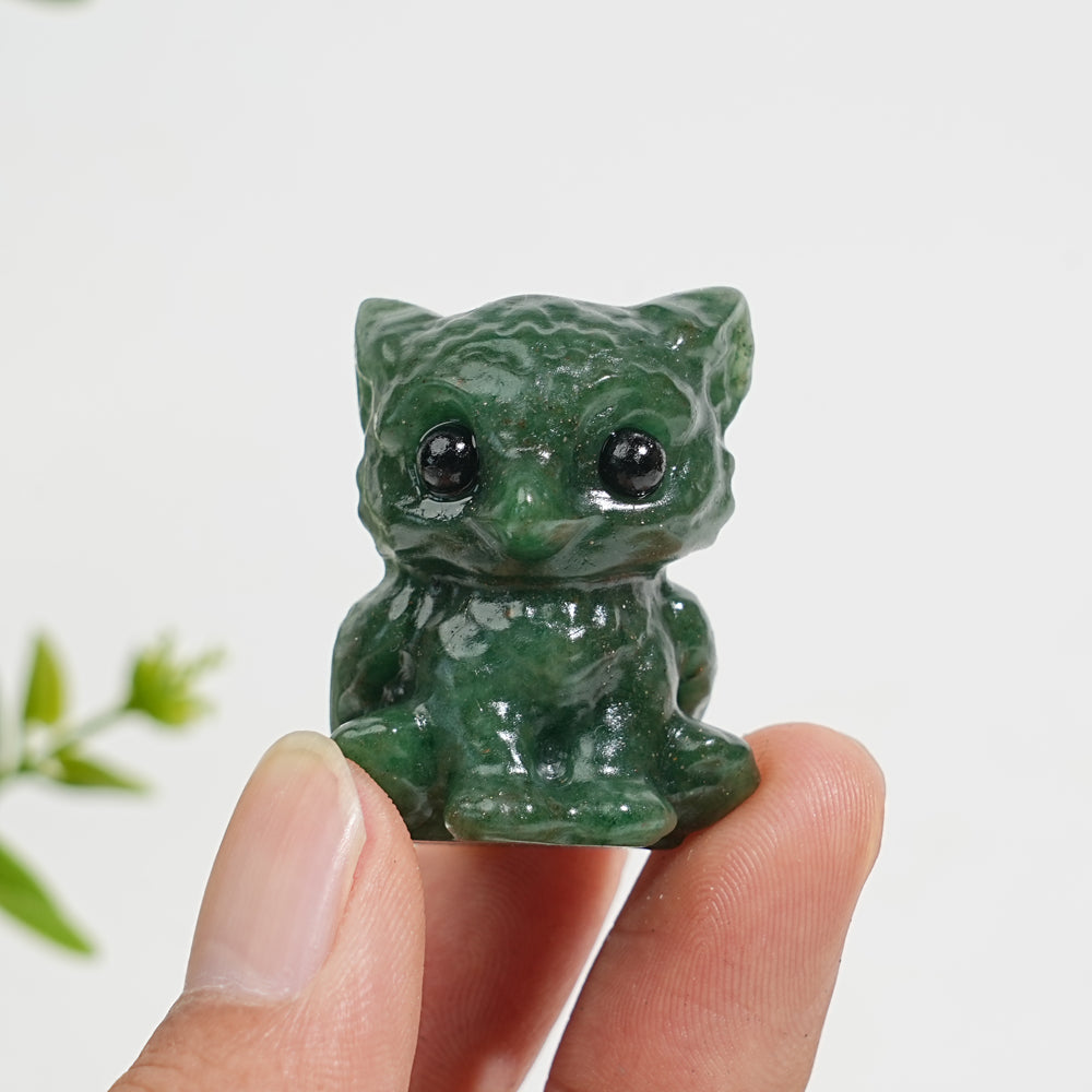 Natural Crystal Cute Sitting Small Griffon