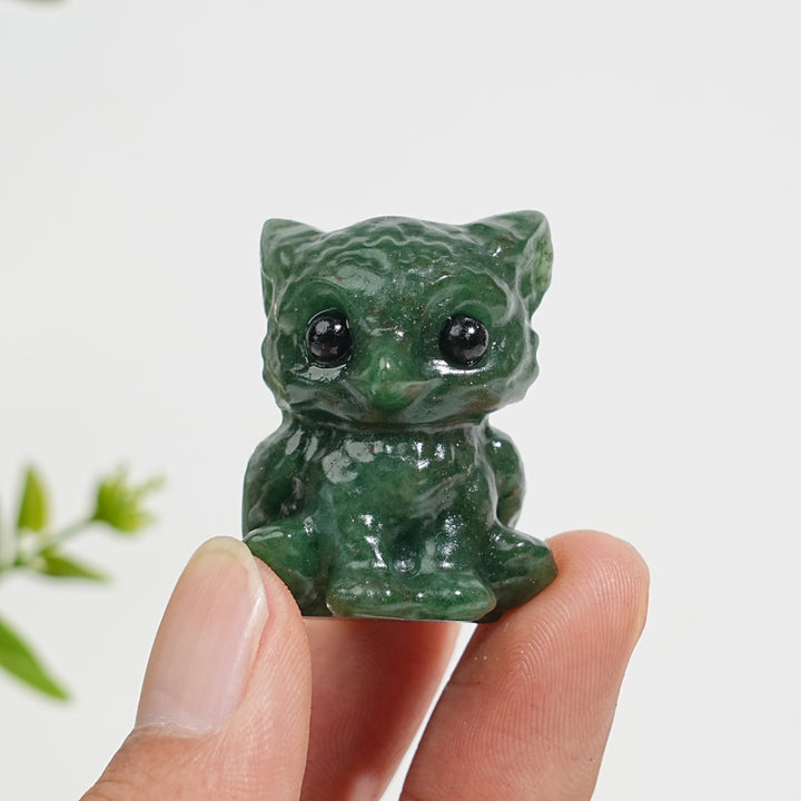 Natural Crystal Cute Sitting Small Griffon