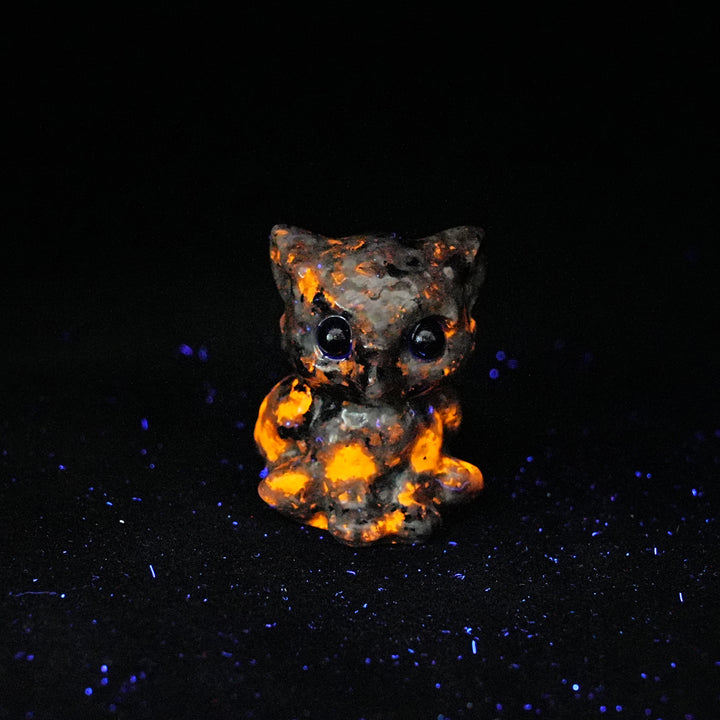 Natural Crystal Cute Sitting Small Griffon