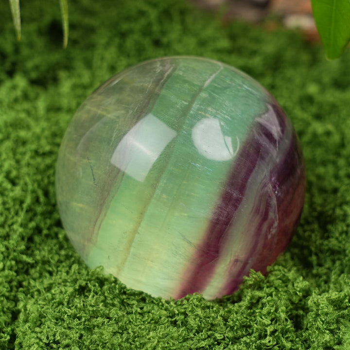 Natural Crystal Fluorite Sphere