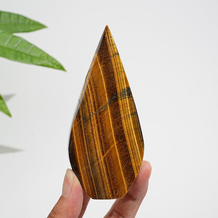 Natural Crystal Tiger Eye Teardrop