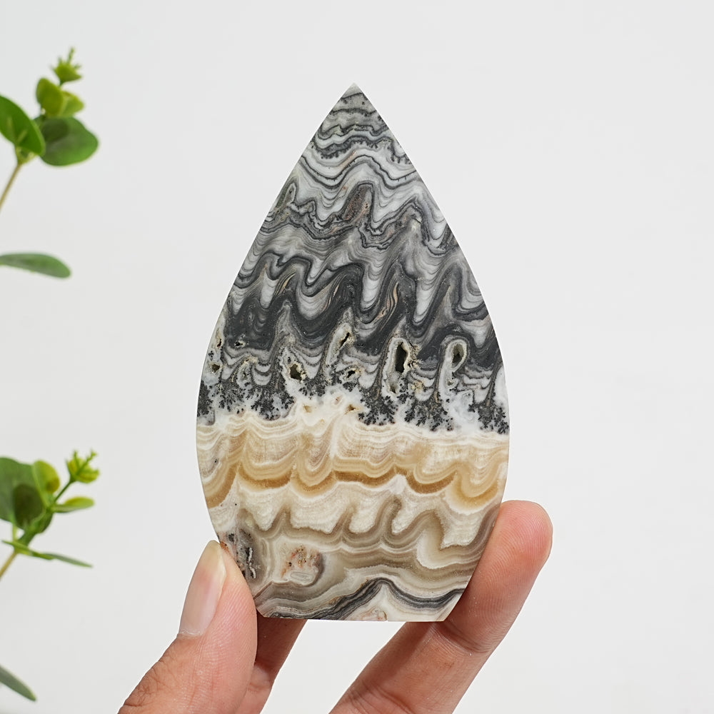 Natural Crystal Mexican Calcite Teardrop