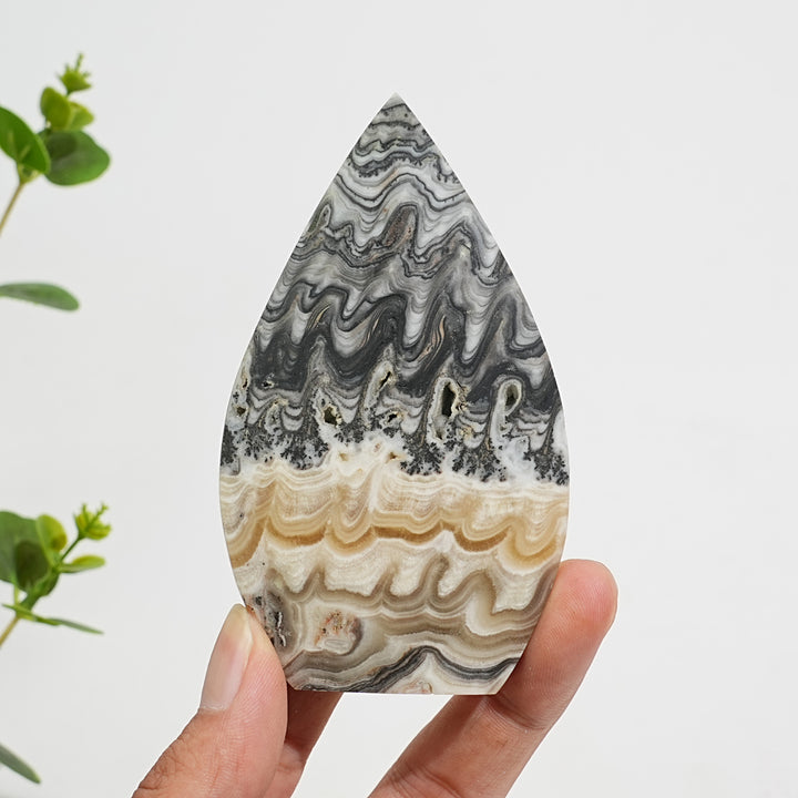 Natural Crystal Mexican Calcite Teardrop