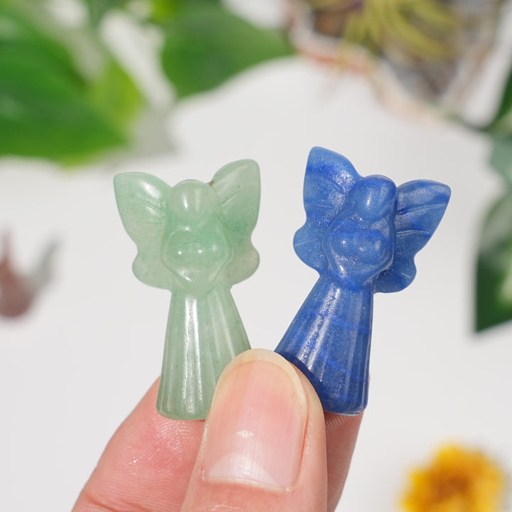 Natural Crystal Carving Mini Fairy