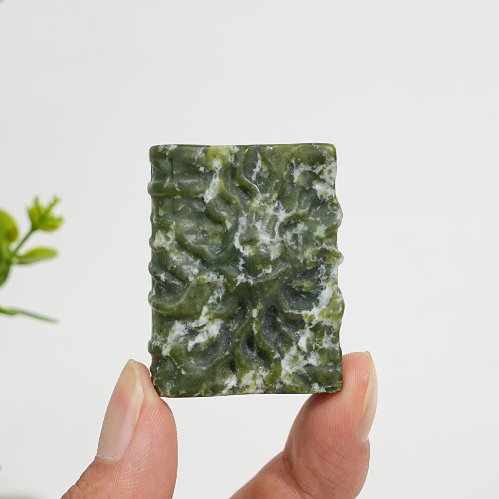 Natural Crystal Carving Magic Book