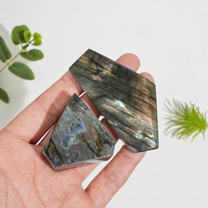 Unique,Natural Crystal Labradorite Freeform